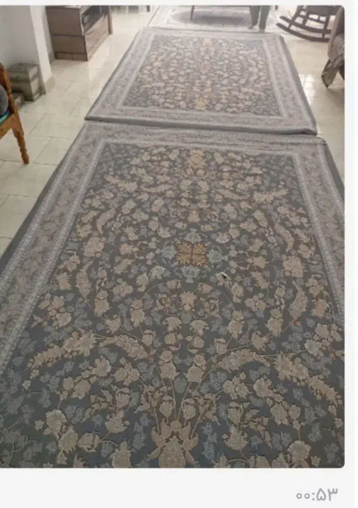 دوعدد رو فرشی کش دار تازه گرفتم تمیز نو|روفرشی|املش, |دیوار