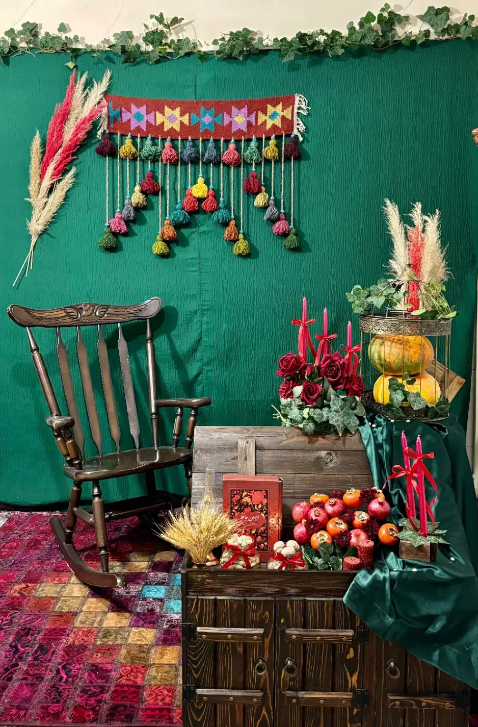 عکس با دکور یلدایی|خدمات پذیرایی، مراسم|کرج, حیدرآباد|دیوار