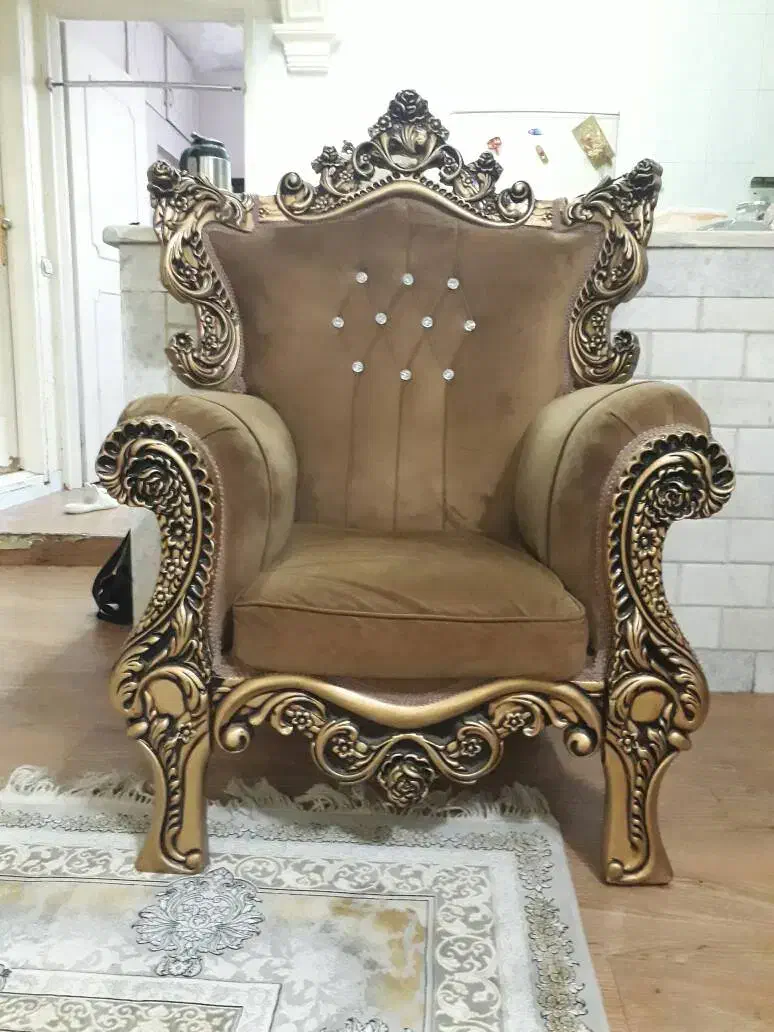 مبل ۷ نفره در حد نو|مبلمان خانگی و میز عسلی|ری, ظهیرآباد|دیوار