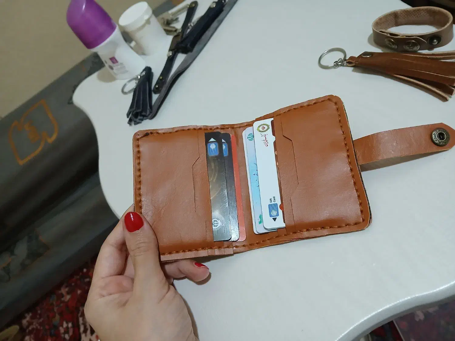جاکارتی و دستبند چرم|کیف، کفش، کمربند|تبریز, |دیوار