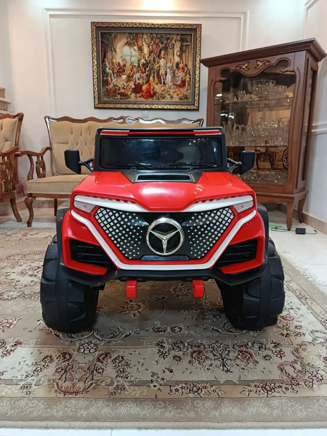 ماشین شارژی بنز شاسی افرودی چهار موتور در حدنو|اسباب‌‌بازی|چالوس, |دیوار