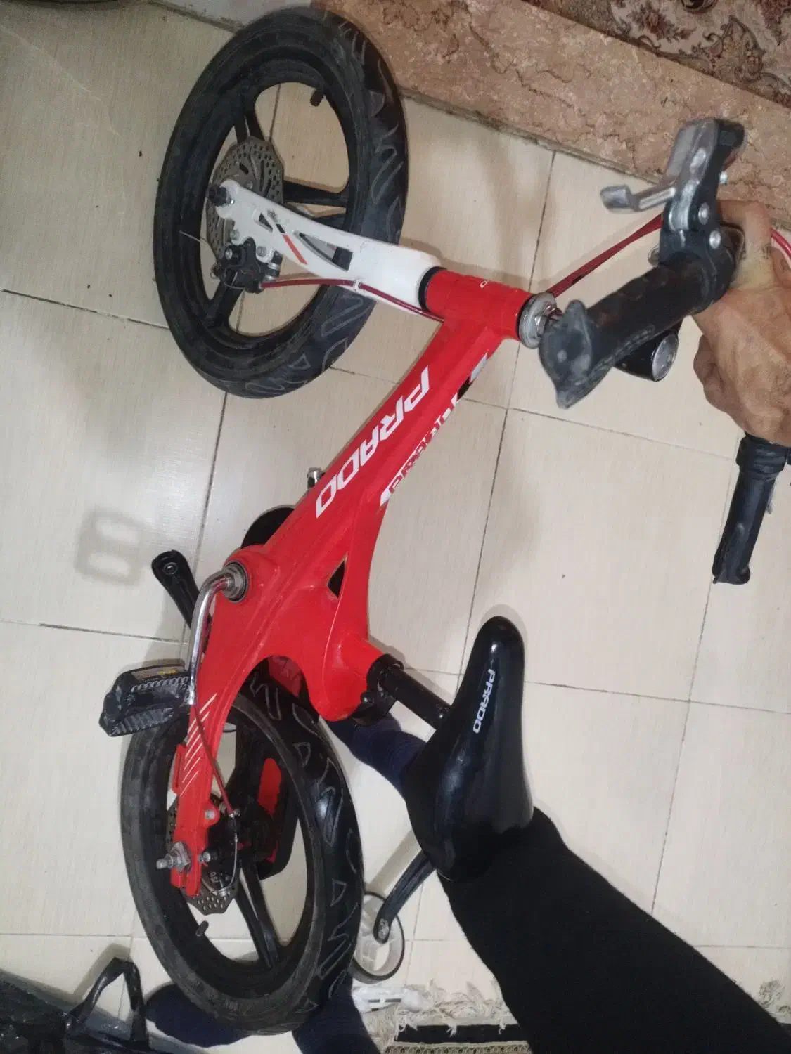 دوچرخه برند پرادو سایز ۱۶ ترمز دیسکی|دوچرخه، اسکیت، اسکوتر|رباط‌کریم, الارد|دیوار