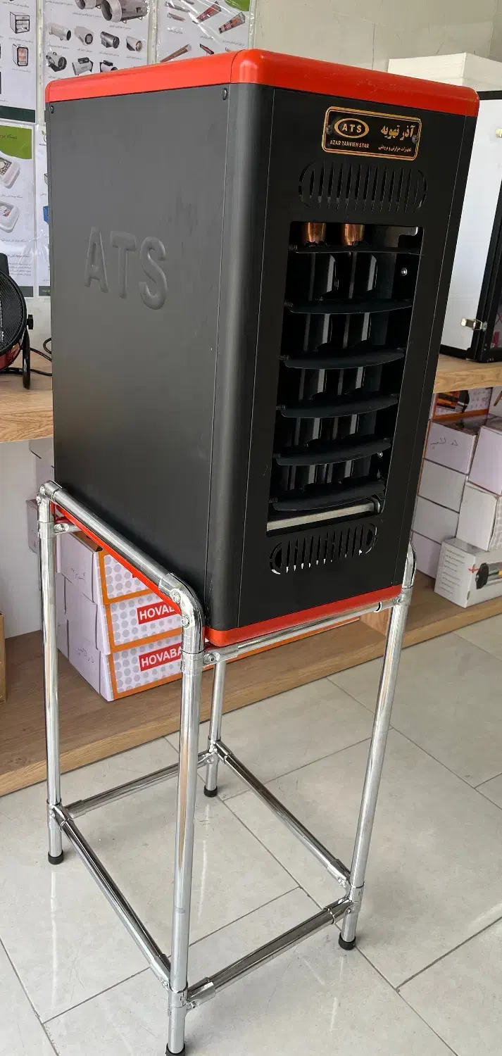 هیتر گازی آذر تهویه A618 پرومکس به همراه پایه|بخاری، هیتر، شومینه|بابل, |دیوار