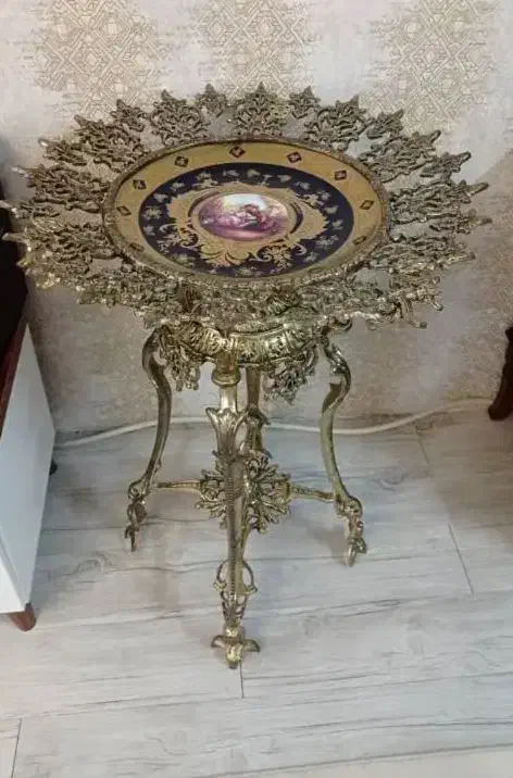 میوه خوری کنارسالنی برنز برنزی|ظروف سرو و پذیرایی|کرج, حصارک پایین|دیوار