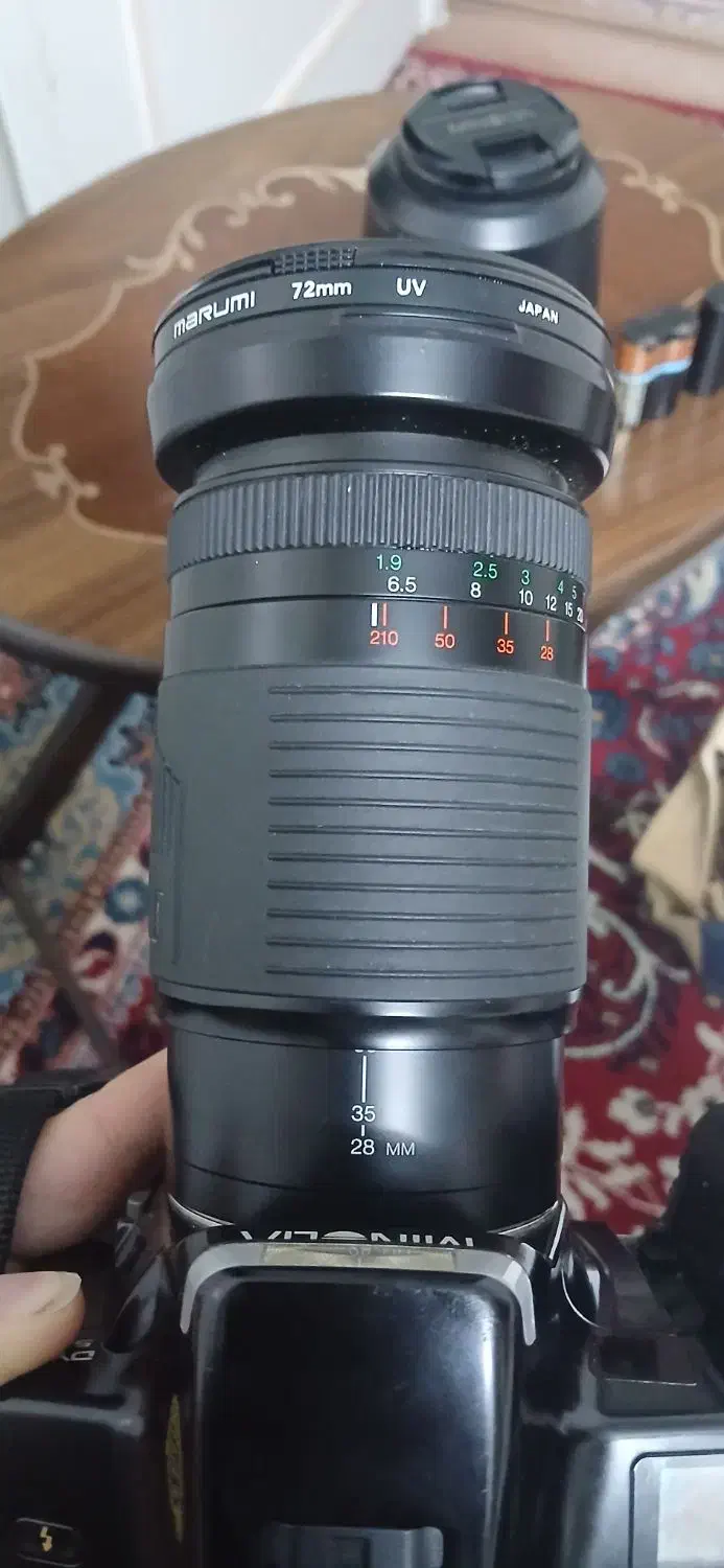 دوربین فیلمی Minolta Dynax 500si + دو لنز + باتری|دوربین عکاسی و فیلمبرداری|قزوین, |دیوار