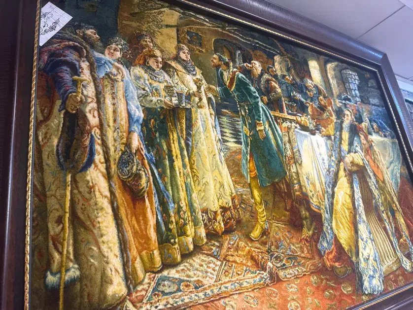 تابلو فرش تزار هفتاد رج تبریز|تابلو فرش|تهران, پونک|دیوار