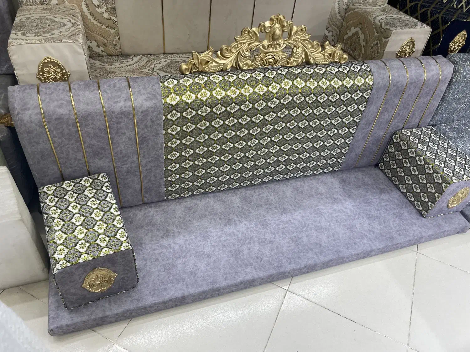 پشتی خلیجی مبل پشتی شاه نشین ش۳۵|مبلمان خانگی و میز عسلی|بهبهان, |دیوار