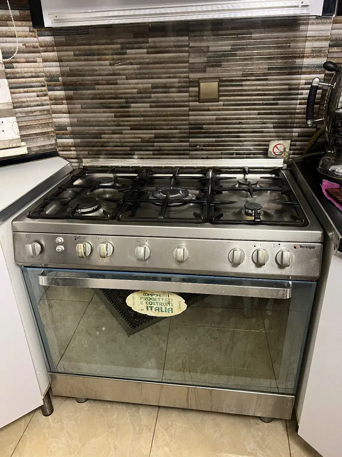 گاز پنج شعله ایتالیایی|اجاق گاز و لوازم برقی پخت‌وپز|اندیشه, اندیشه فاز ۳|دیوار