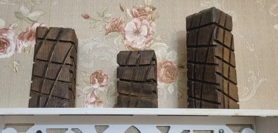 دکوری وشمعدونای چوبی|مجسمه، تندیس، ماکت|سبزوار, کوی بهار|دیوار