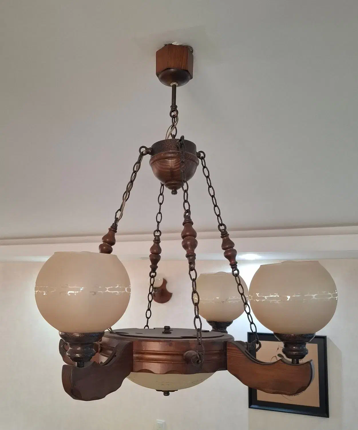 دوعدد لوستر|لوستر و چراغ آویز|بندر ماهشهر, |دیوار