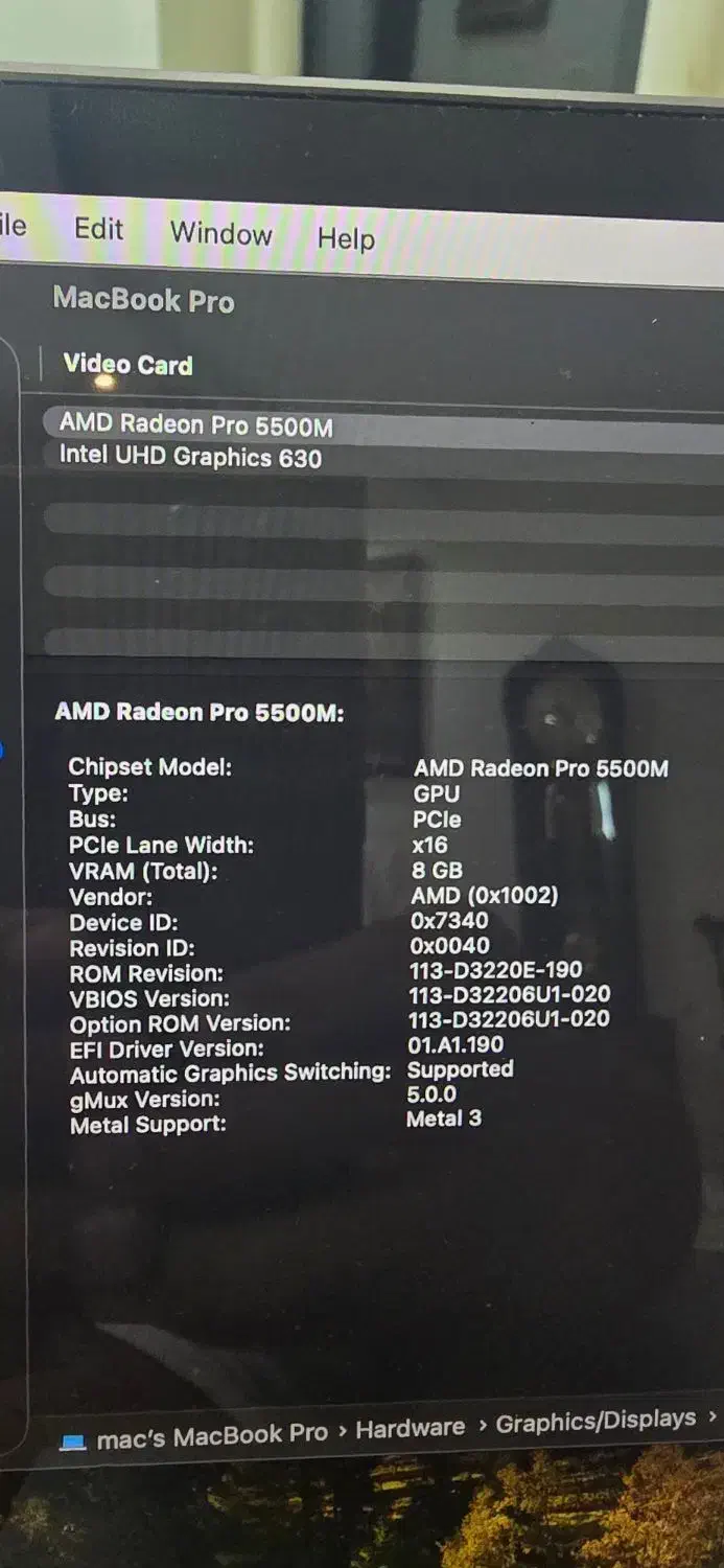 مک بوک پرو ۲۰۱۹ تاچ بار ، cor i9|رایانه همراه|تهران, آهنگ|دیوار