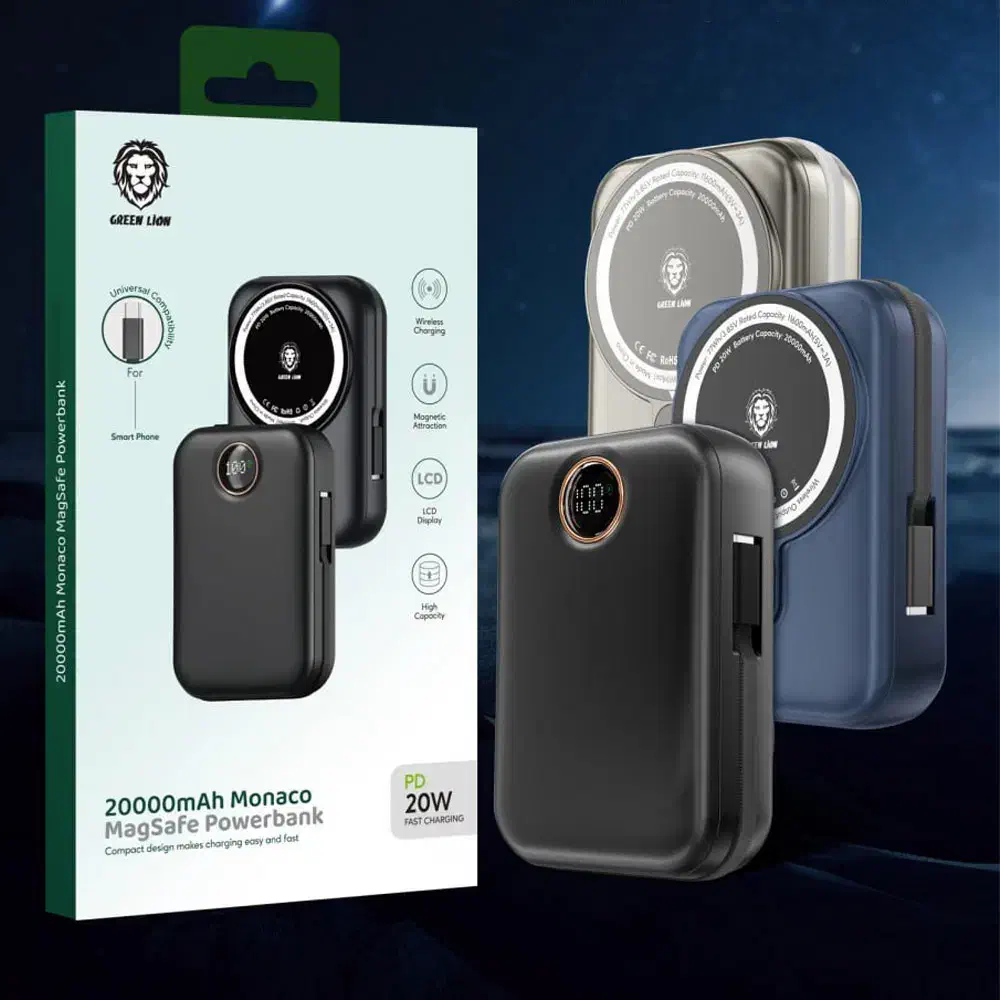 پاور بانک 20هزار مکسیف برند گرین لاین|لوازم جانبی موبایل و تبلت|بهبهان, |دیوار