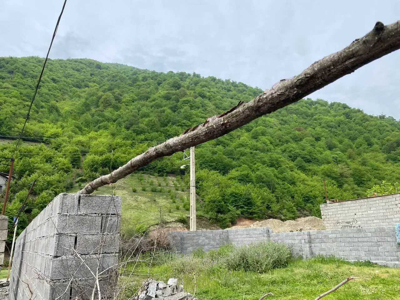 زمین ۲۰۰متری منطقه توریستی دور دیوار دونبش سنددار|فروش زمین و ملک کلنگی|چمستان, |دیوار