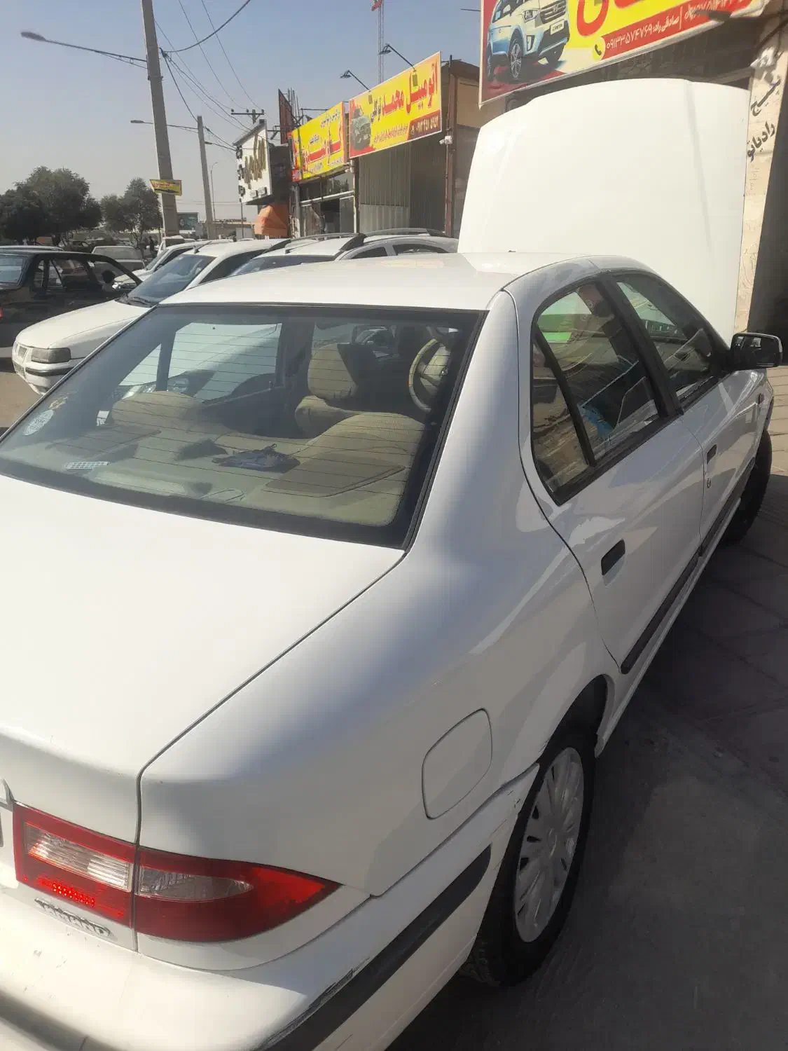 سمند مدل ۹۹  سفید تک|خودرو سواری و وانت|یزد, |دیوار