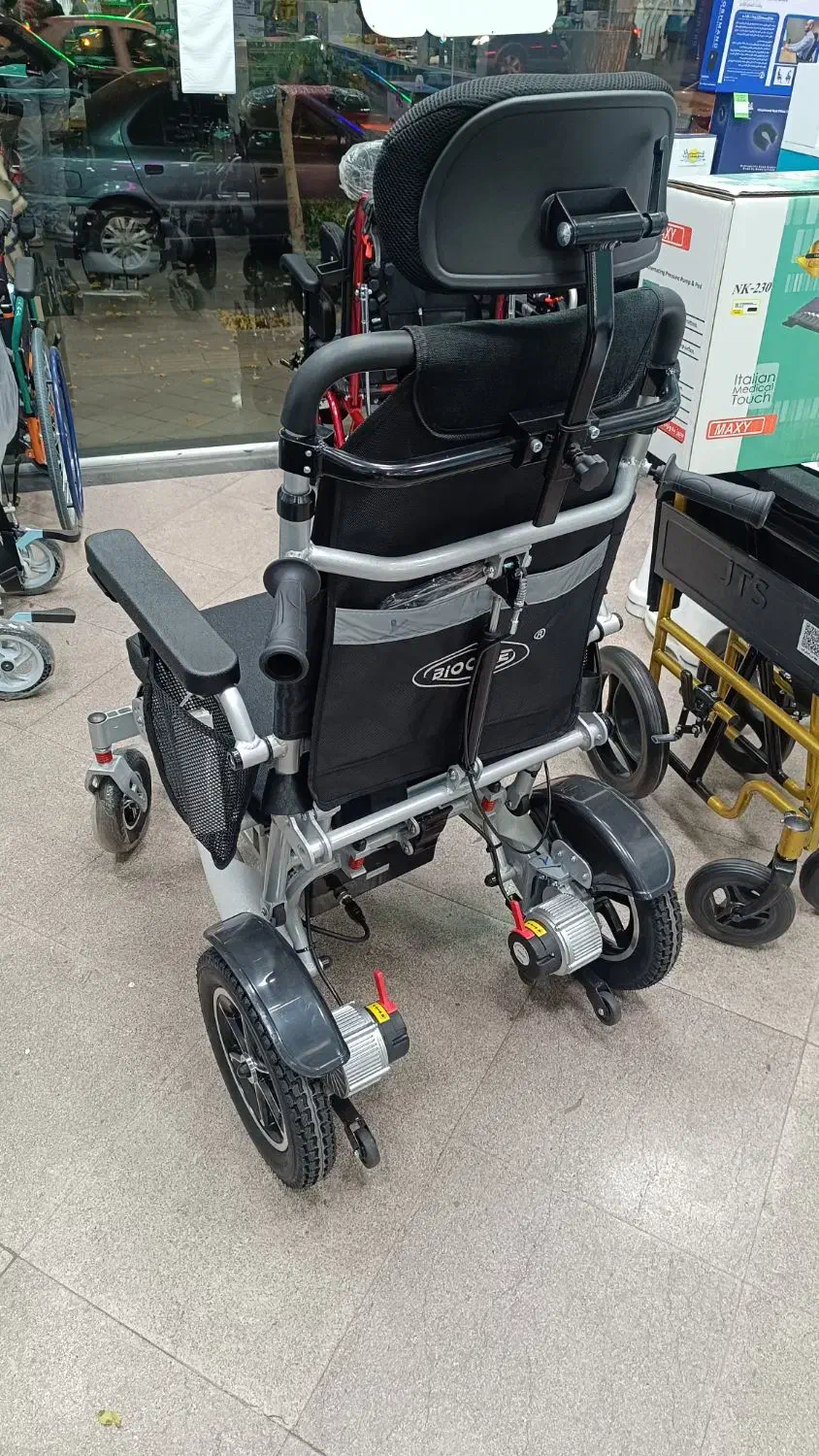 ویلچر برقی biocare کنترل دار برانکاردشو|آرایشی، بهداشتی، درمانی|تبریز, |دیوار