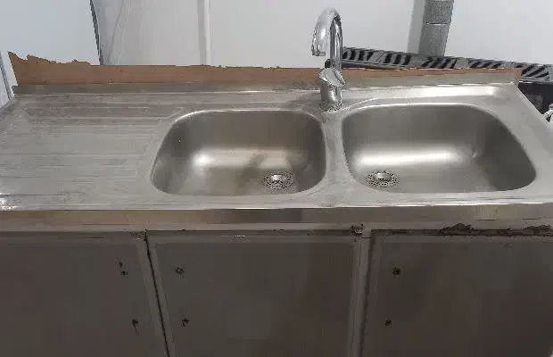 سینک استیل|آب‌چکان و نظم‌دهنده ظروف|اسلام‌شهر, شهرک قائمیه|دیوار