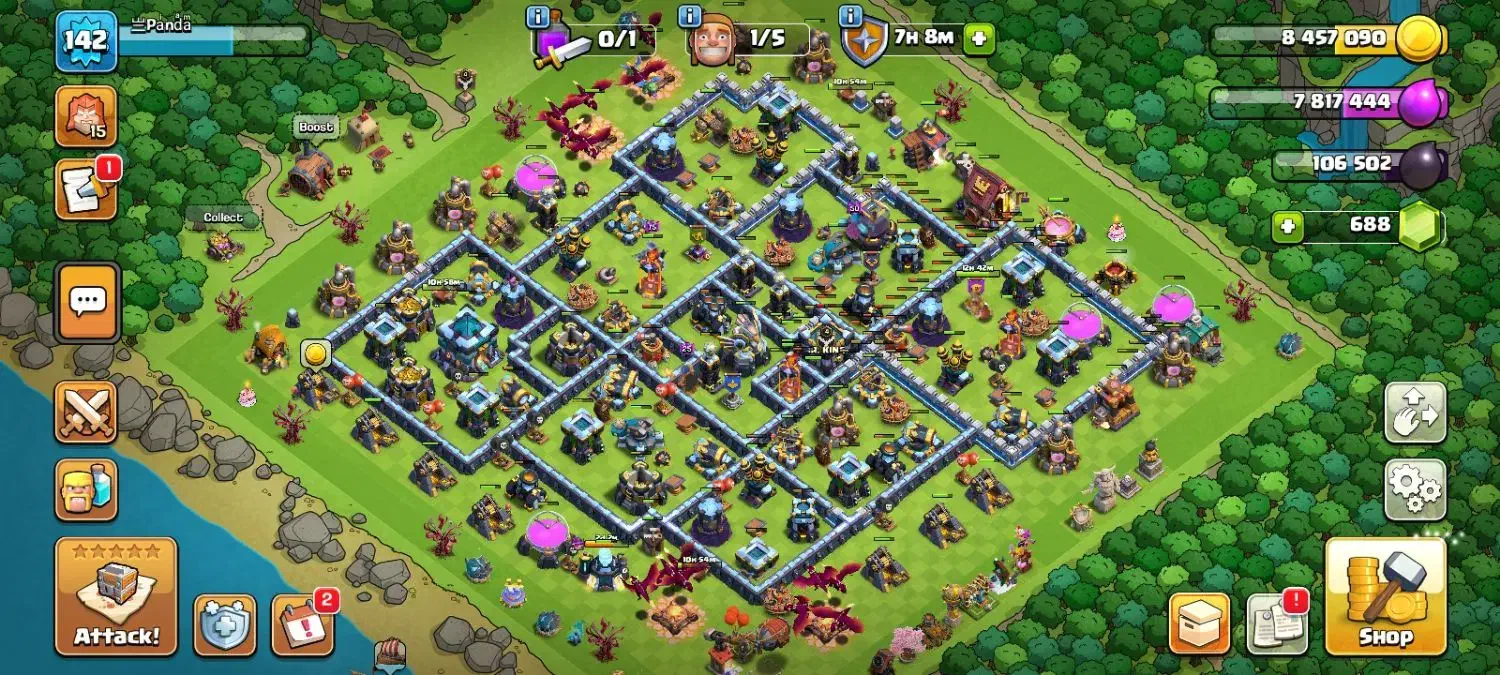 اکانت کلش تان ۱۳|کنسول، بازی ویدئویی و آنلاین|سنقر, |دیوار