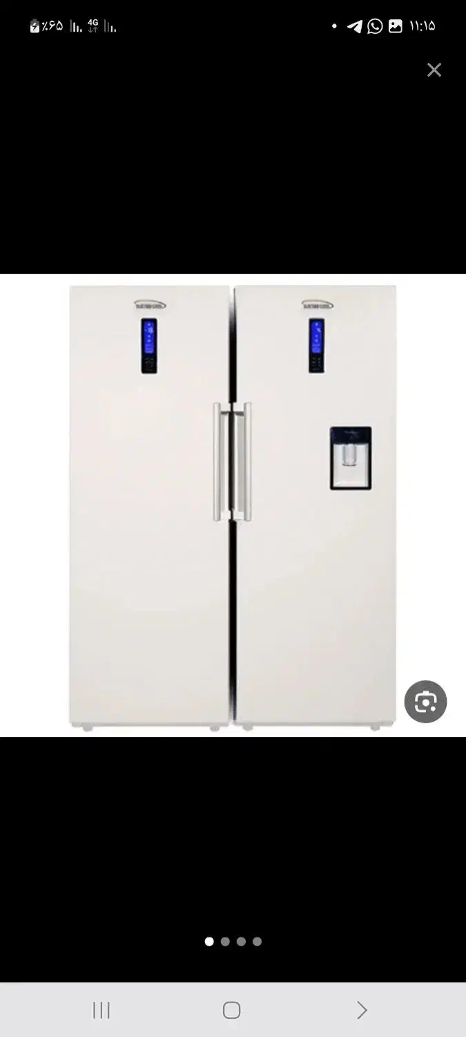 فروش یخچال دوقلو الکترو استیل|یخچال و فریزر|داراب, |دیوار