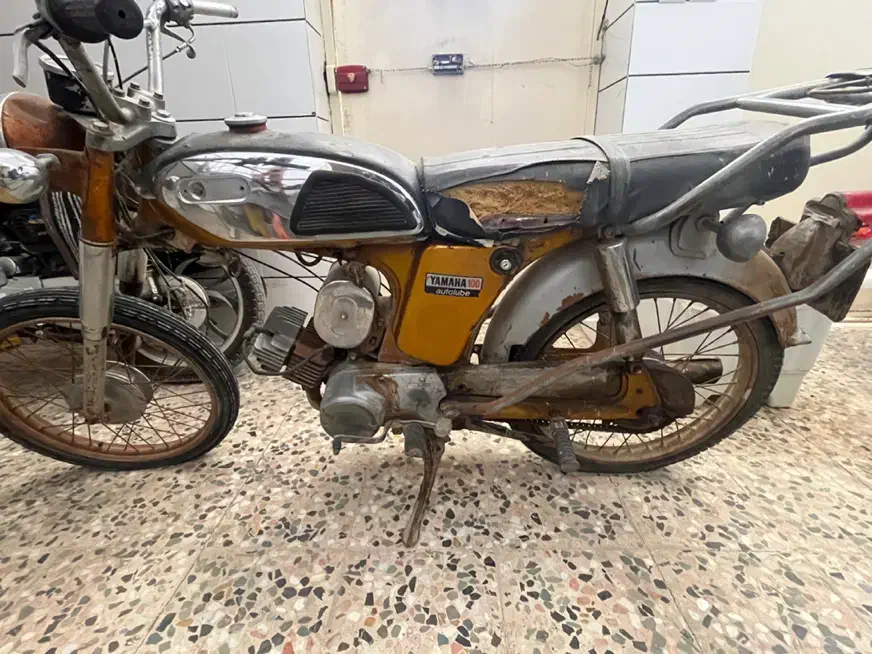 موتور یاماها ۱۰۰ زرد ژاپنی|موتورسیکلت|خمینی‌شهر, |دیوار
