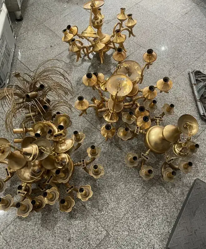 فروش و خرید لوستربرنج. برنز.تزئینات برنج. برنز|لوستر و چراغ آویز|اراک, |دیوار