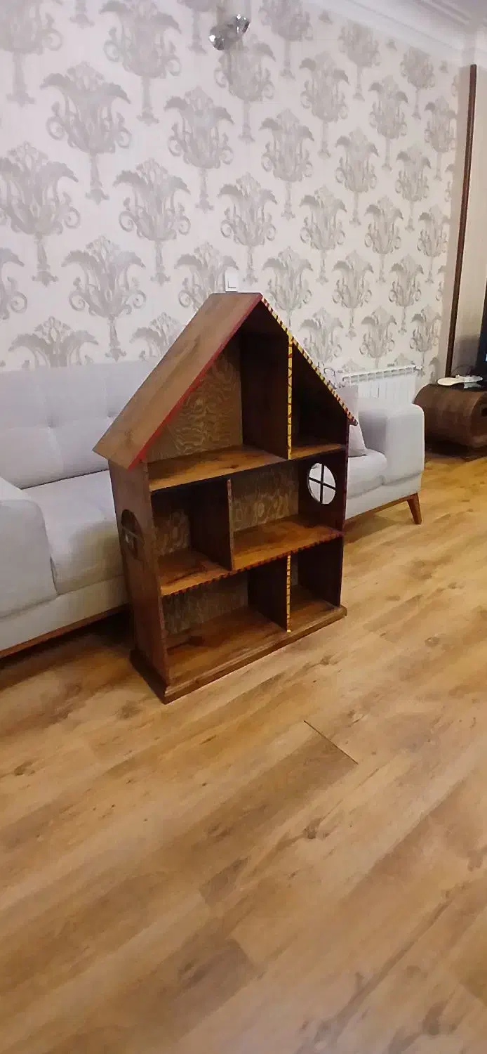 کتابخانه فانتزی طرح خانه باربی|کتابخانه، شلف، قفسه‌های دیواری|رشت, علی آباد|دیوار