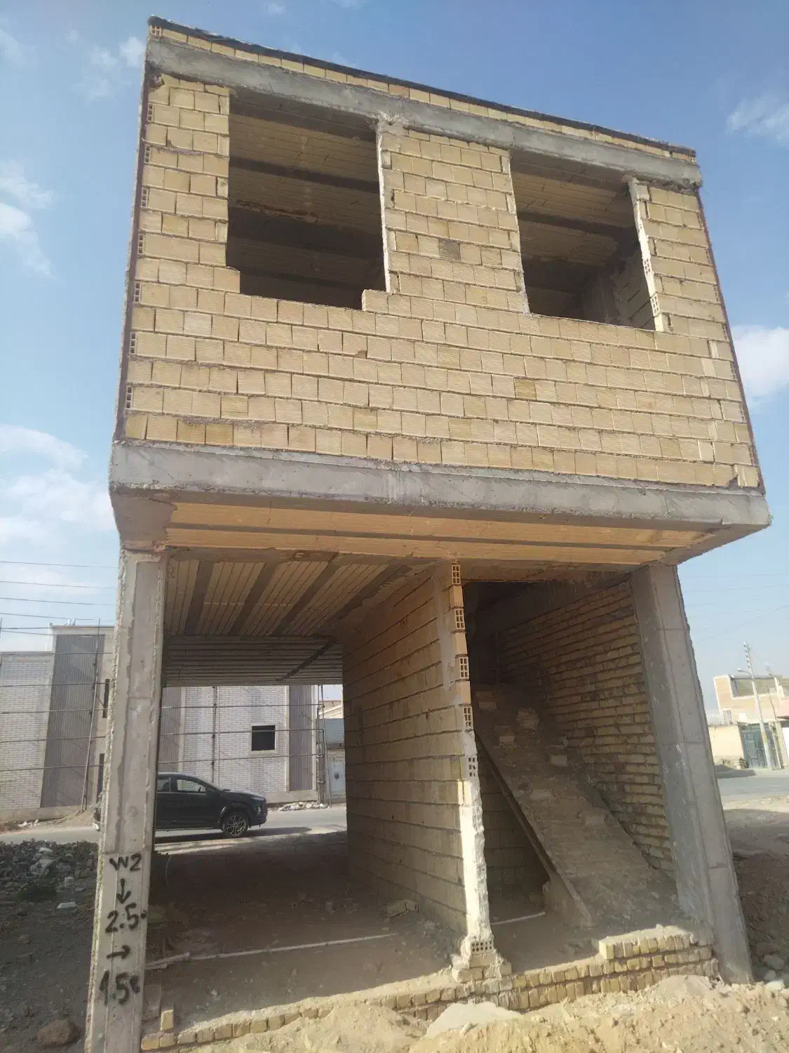 فروش ساختمان 2طبقه با مغازه 50متری|فروش خانه و ویلا|آران و بیدگل, |دیوار