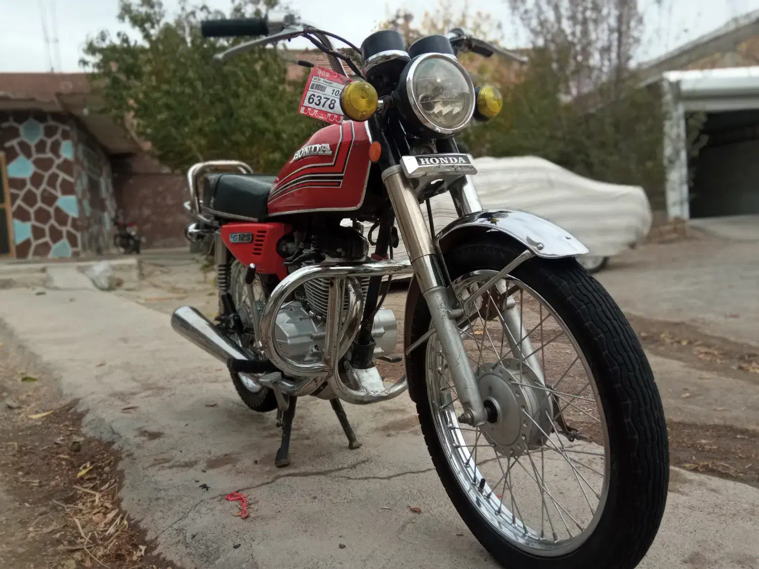 موتورسیکلت 125 CG|موتورسیکلت|هریس, |دیوار