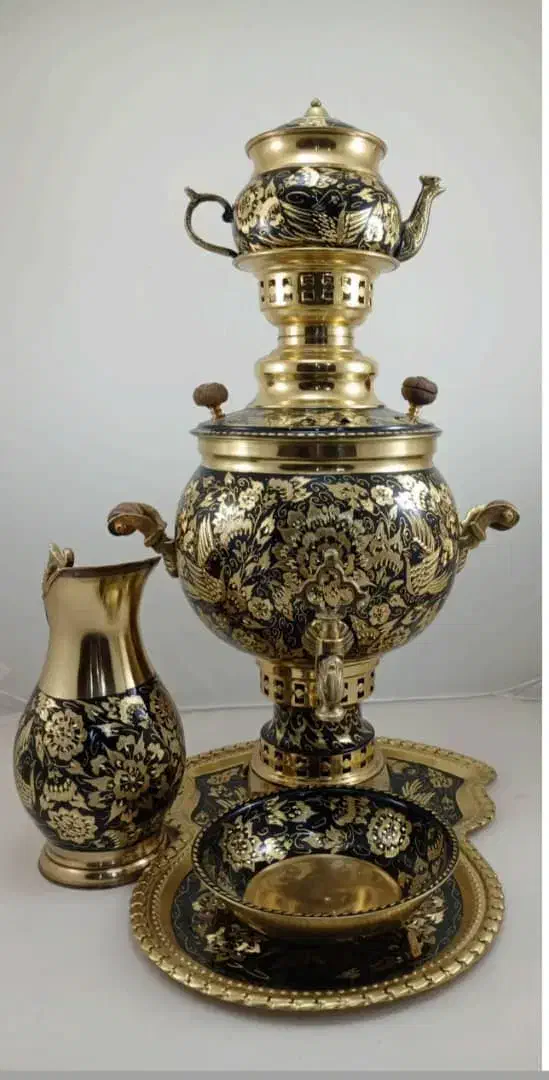 سماور برنجی|سماور، چای‌ساز، قهوه‌ساز|لردگان, |دیوار