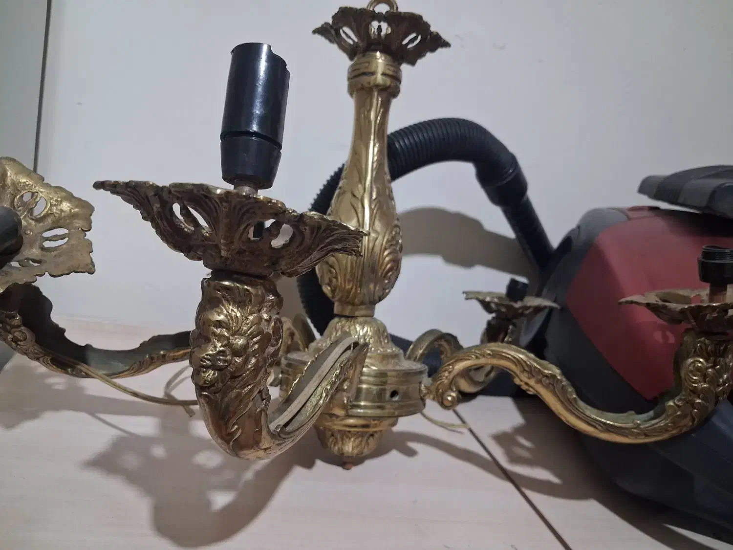 لوستر برنجی|لوستر و چراغ آویز|کرج, شاهین‌ویلا|دیوار