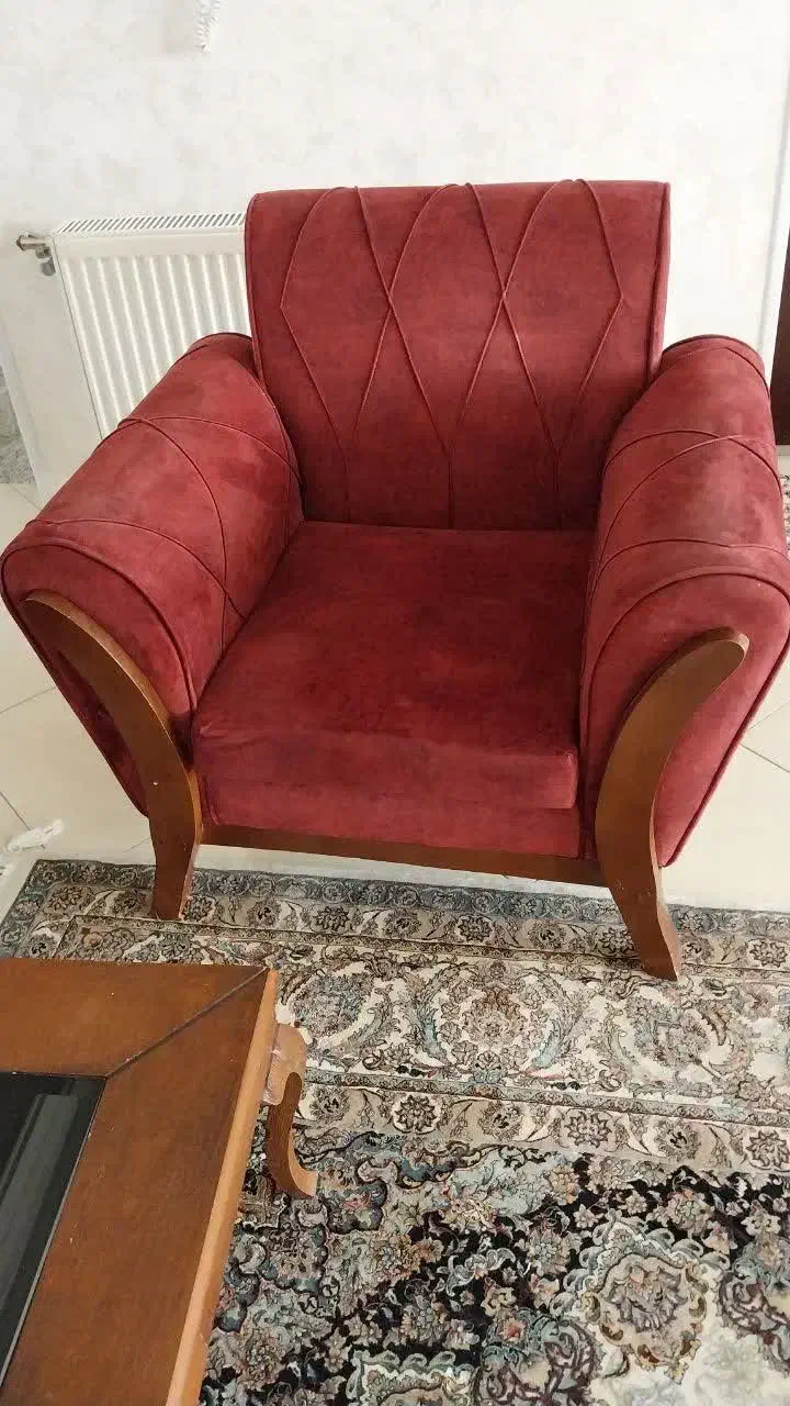 نیم ست مبل راحتی|مبلمان خانگی و میز عسلی|اراک, |دیوار