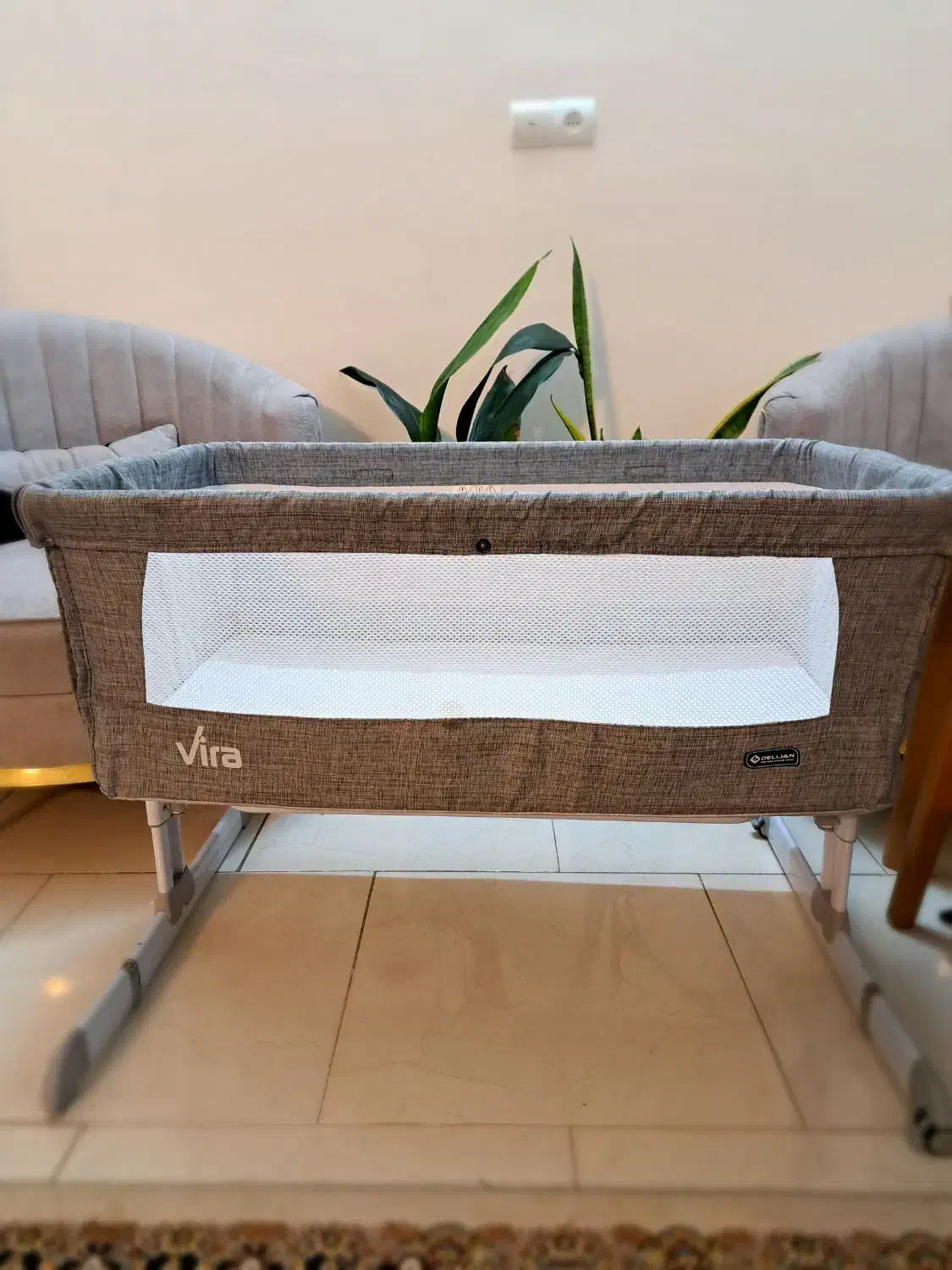 تخت کنار مادر،با تنظیم ارتفاع و حالت رفلاکس|تخت و صندلی بچه|مشهد, حجت|دیوار