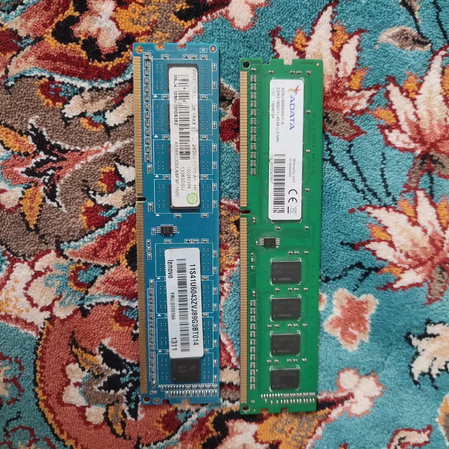 رم۴گیگ ddr3کامپیوتردوتا|قطعات و لوازم جانبی رایانه|زابل, |دیوار