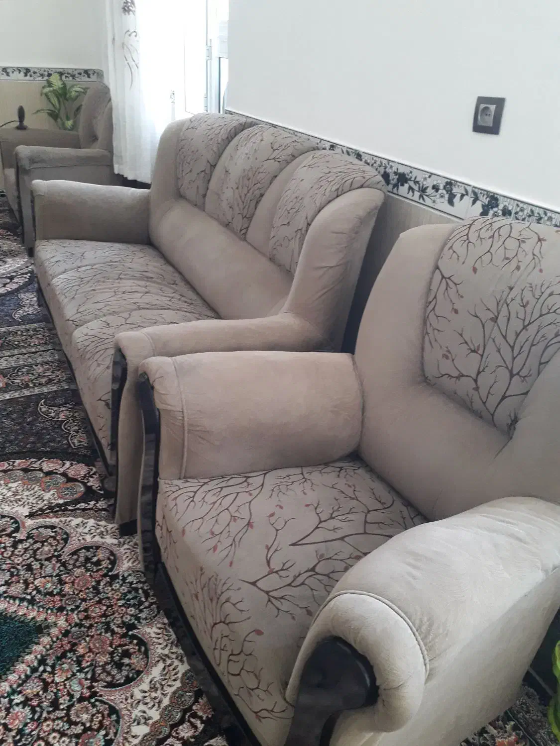 مبل راحتی 9 نفره|مبلمان خانگی و میز عسلی|سرپل ذهاب, |دیوار