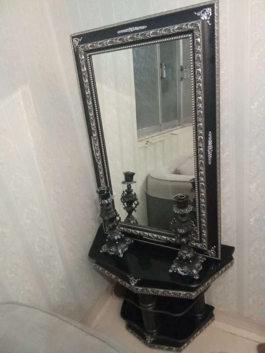 آینه شمعدان|بوفه، ویترین، کنسول|دماوند, دماوند|دیوار