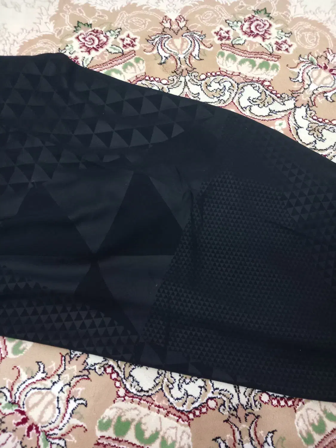 چادر مشکی زنانه طرح دار|لباس|کرمانشاه, |دیوار