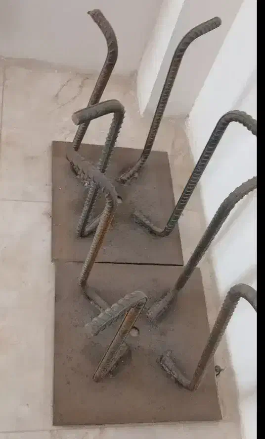 ۲ عدد صفحه ستون و ۴ عدد گونیا ۱۰|مصالح و تجهیزات ساختمان|همدان, |دیوار