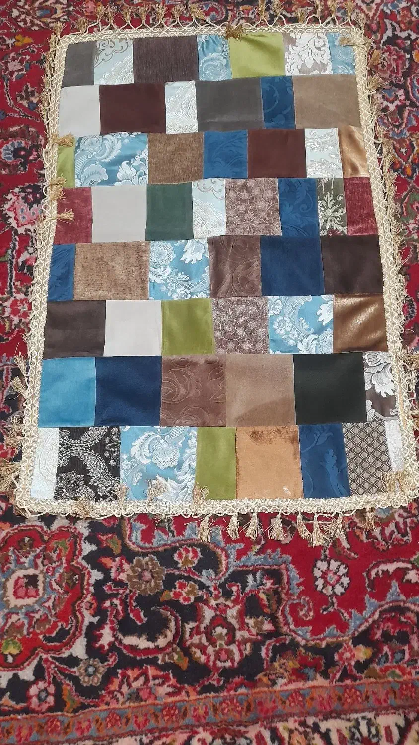 تکه دوزی|سرویس روتختی|شیروان (خراسان), |دیوار