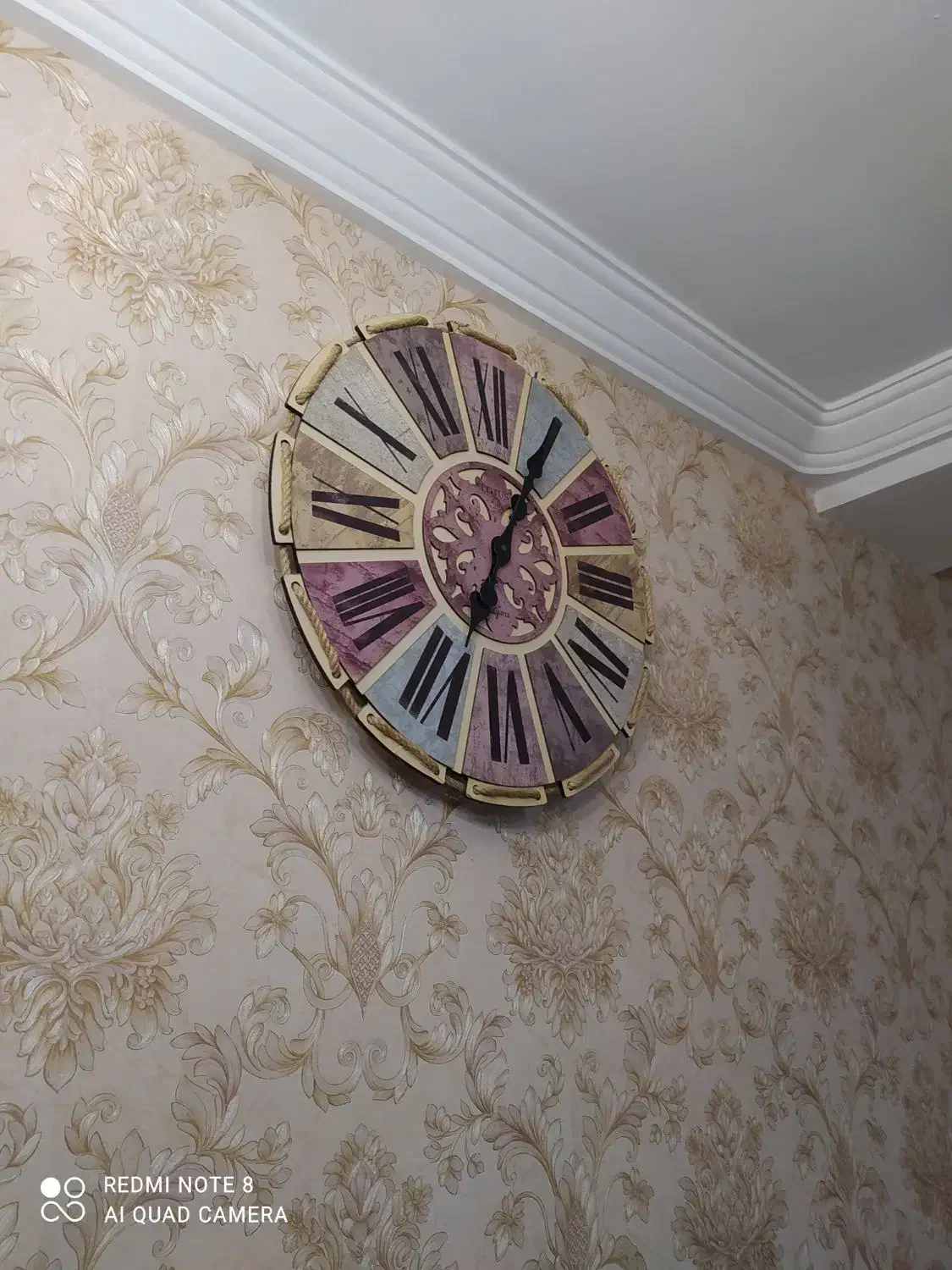 ساعت دیواری طرح لوتوس|ساعت دیواری و تزئینی|اسلامشهر, شهرک قائمیه|دیوار