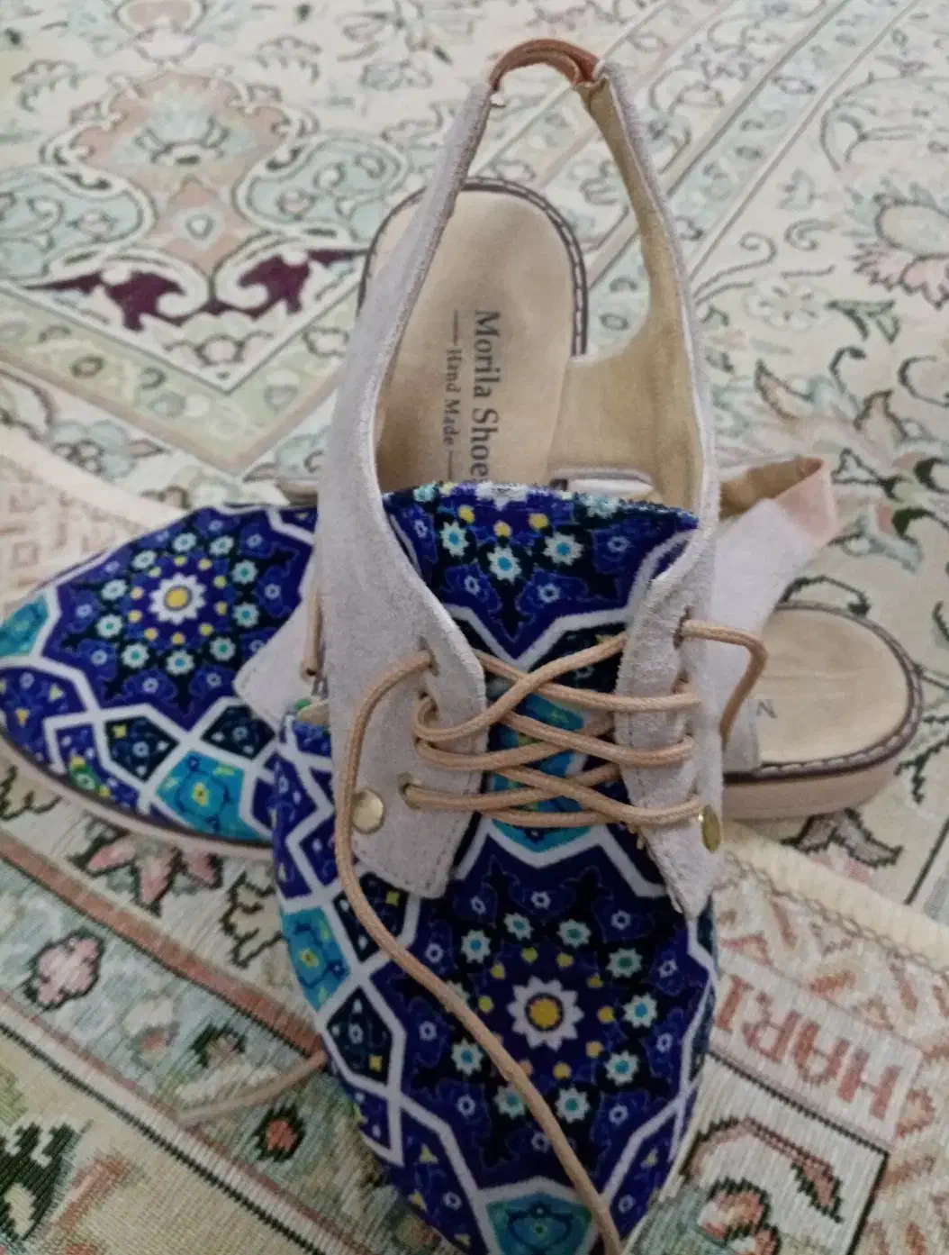 یک جفت کفش سنتی زیبا، سایز38|کیف، کفش، کمربند|اصفهان, لاله|دیوار