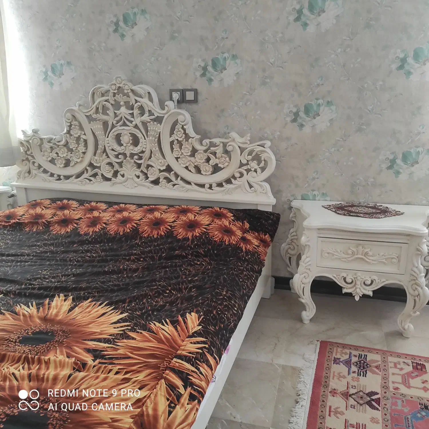 سرویس خواب تمام چوب منبت|تخت و سرویس خواب|تهران, شهرک دریا|دیوار