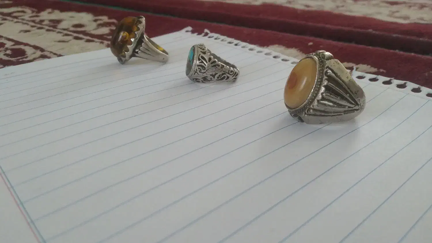 ر نقره..بابا قوری فیروزه  وکهربا|جواهرات|گناباد, |دیوار