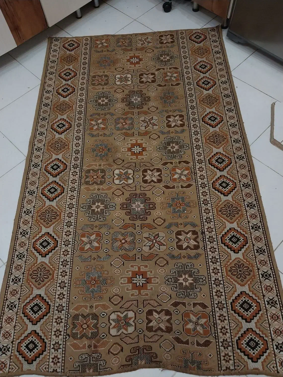 فرش گلیم تمیز مناسب آشپرخانه سایز 1در ۲متر|گلیم، جاجیم، گبه|مشهد, شهرآرا|دیوار