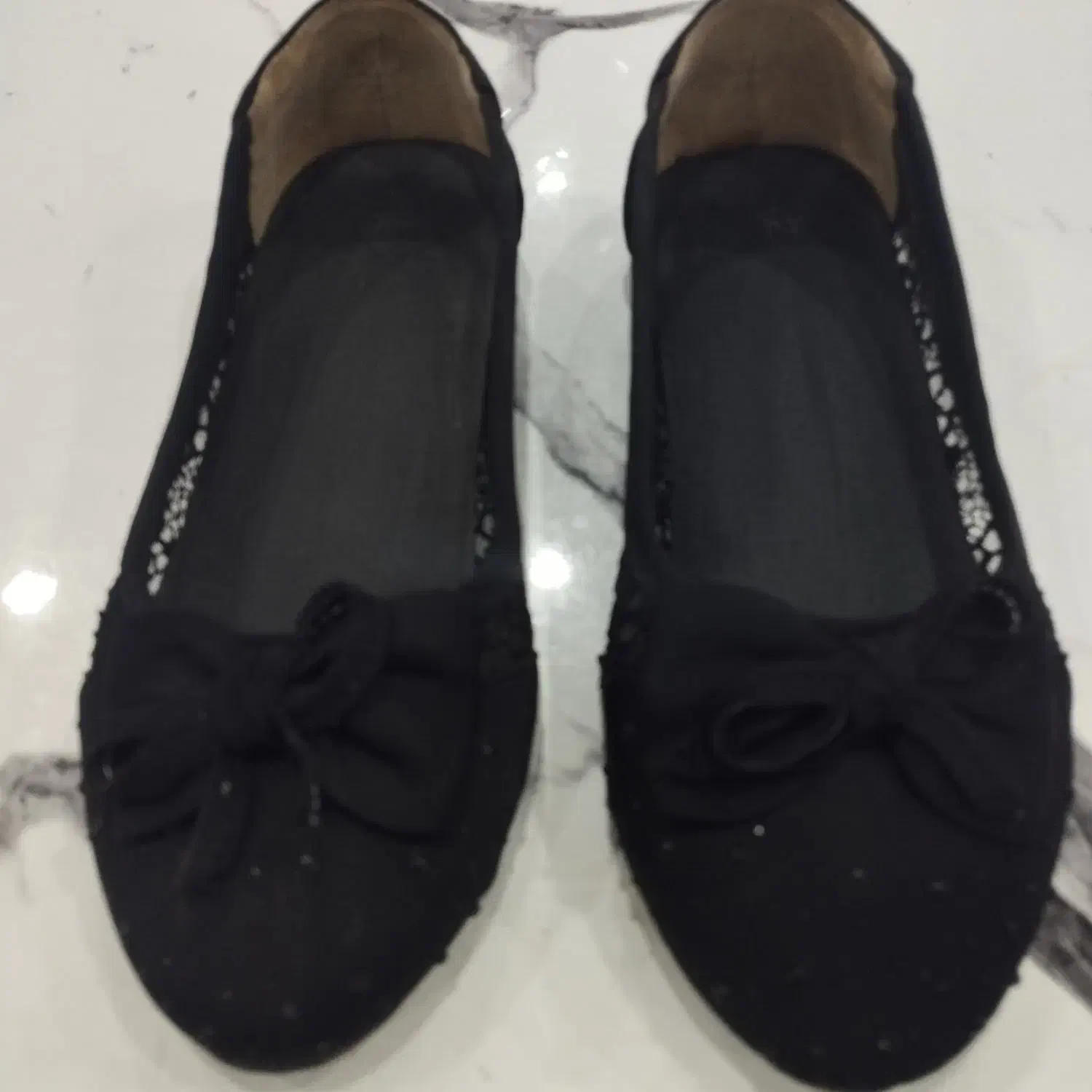 کفش راحتی مشکی روش نگین کارشده سایز37|کیف، کفش، کمربند|تهران, بنیهاشم|دیوار