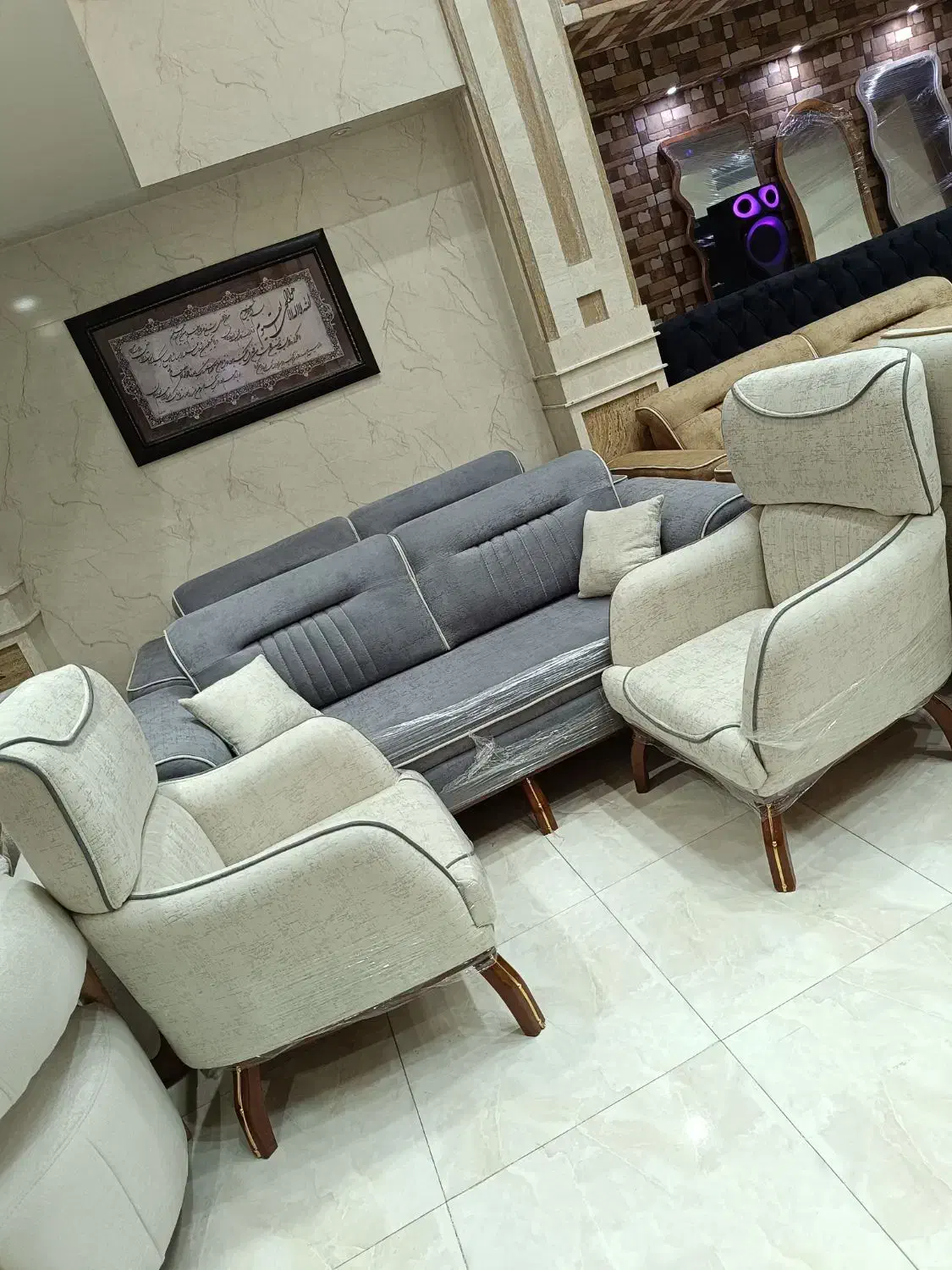 مبل 8 نفره حراج شد دلسا ۴۸ تومان|حراج|مسجد سلیمان, |دیوار