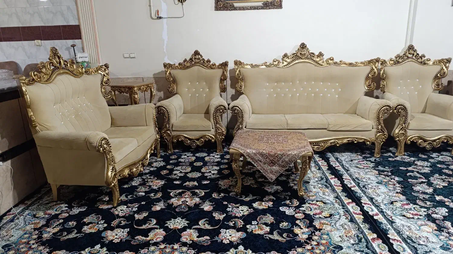 مبل سلطنتی|مبلمان خانگی و میز عسلی|کوهدشت, |دیوار