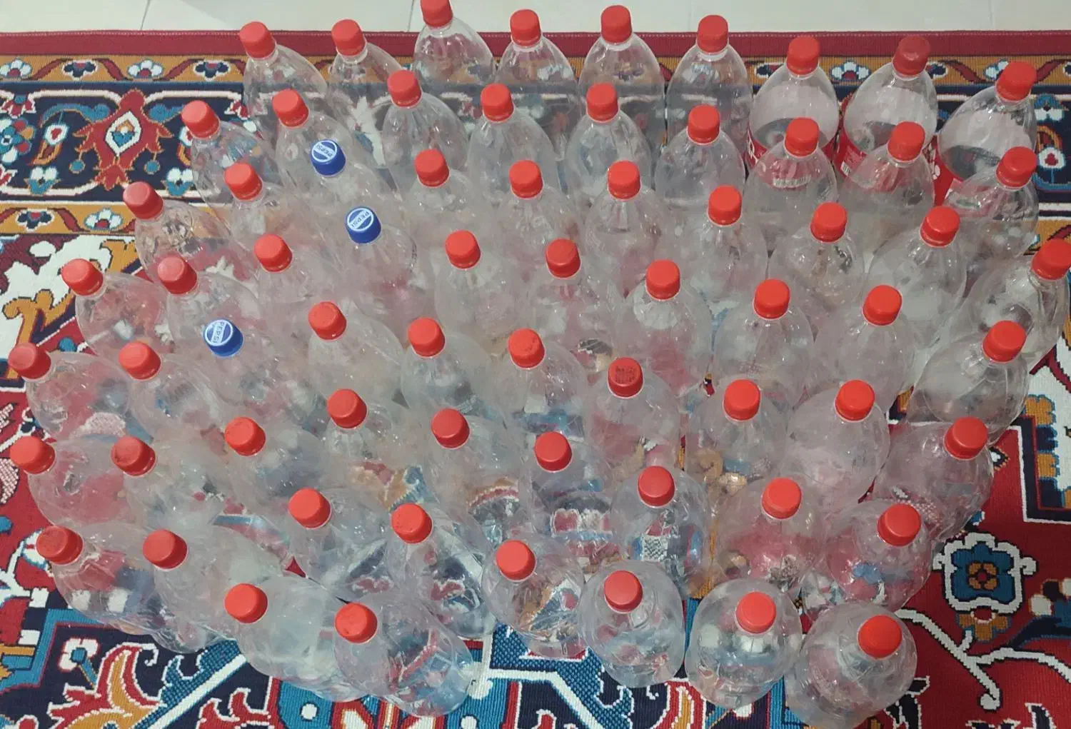 بطری کوچک و بزرگ نوشابه و دبه و جار|ظروف نگهدارنده، پلاستیکی، یک‌بارمصرف|گرگان, |دیوار