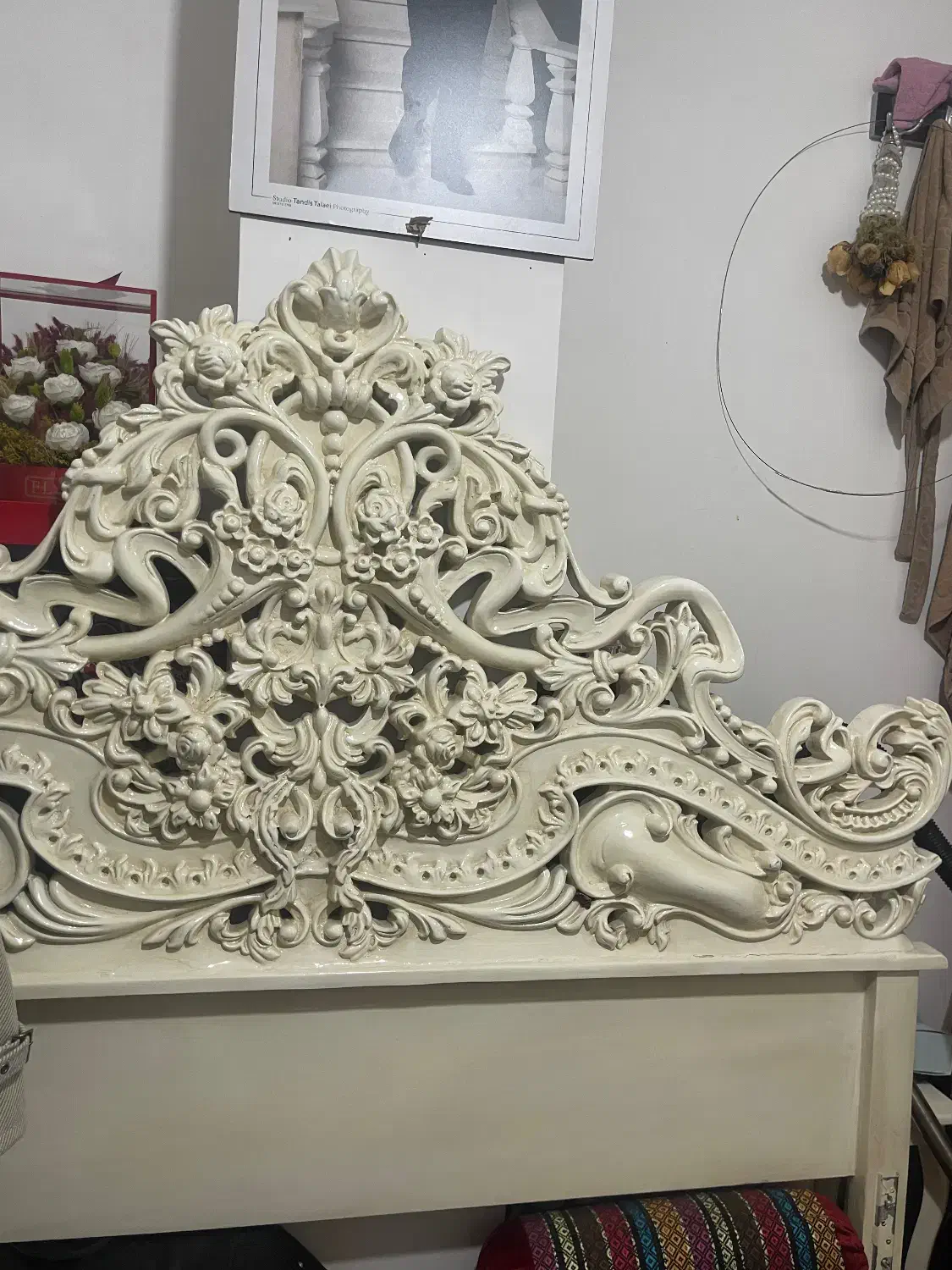 تخت تمام چوب دو نفره|تخت و سرویس خواب|ورامین, ورامین|دیوار