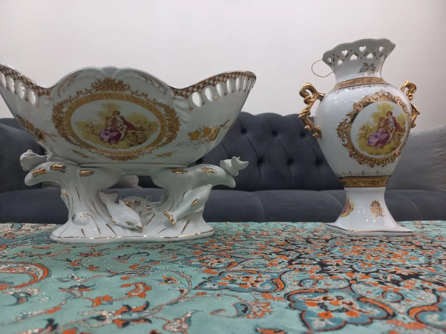 میوه خوری و گلدان لیلی و مجنون درحدنو|ظروف سرو و پذیرایی|تهران, مشیریه|دیوار