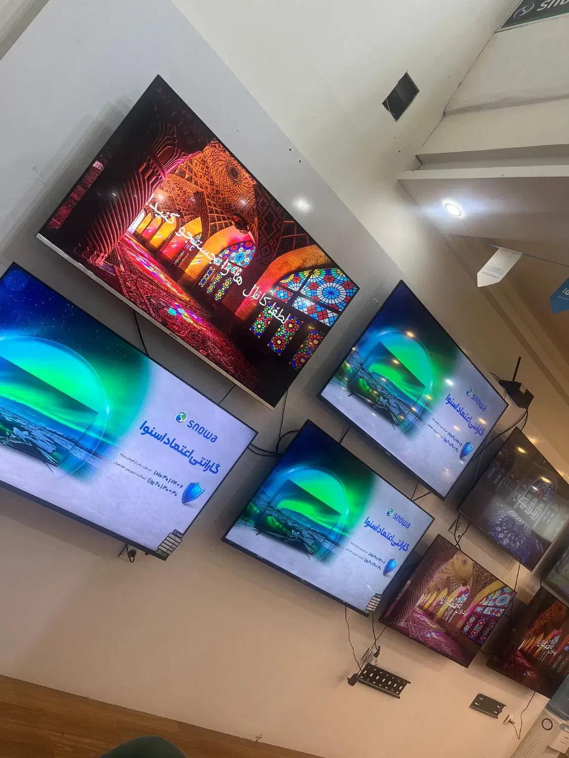 تلویزیون های اسنوا از ۵۰تا ۷۵ اینچ|تلویزیون و پروژکتور|سیاهکل, |دیوار