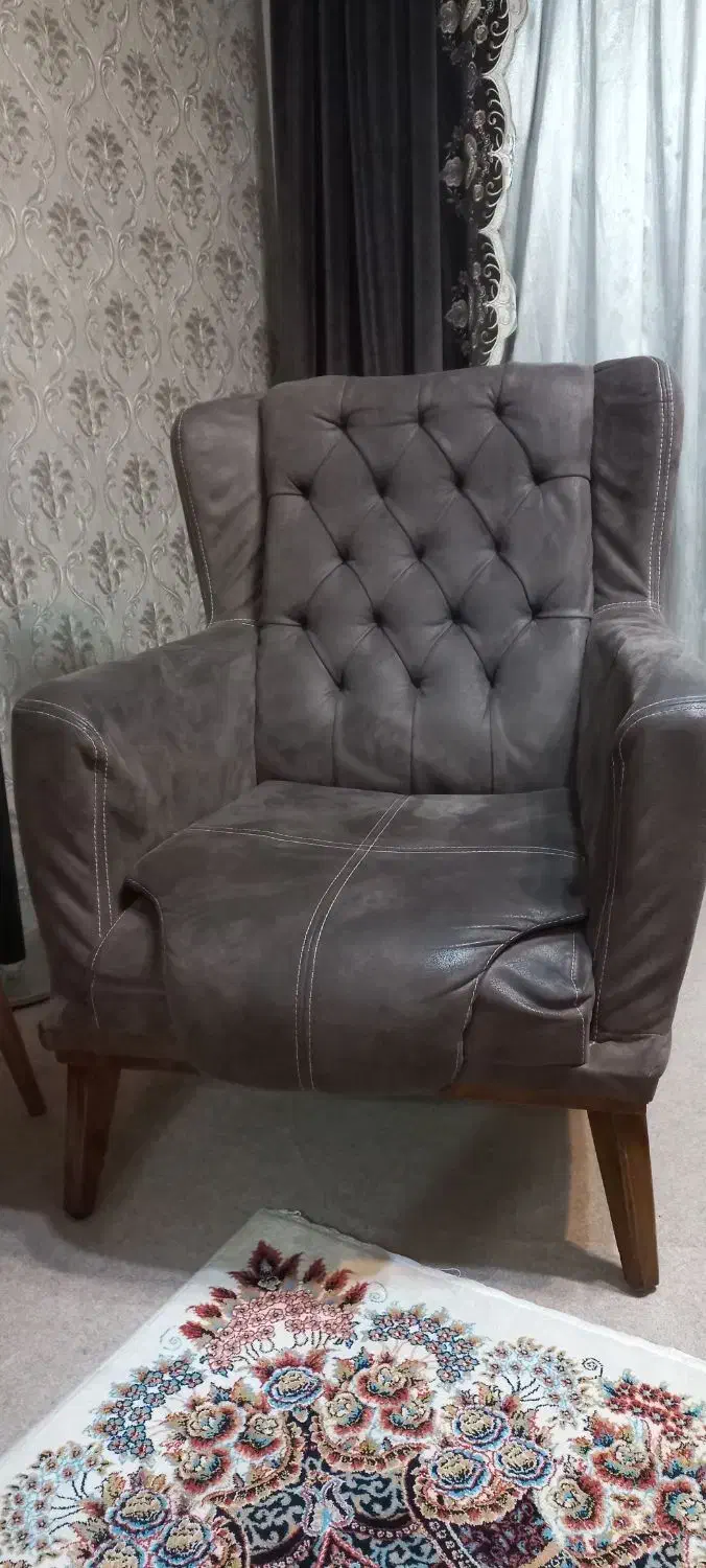 مبل راحتی ۷ نفره به همراه ناهار خوری ۴ نفره|مبلمان خانگی و میز عسلی|رباط‌کریم, شهرک والفجر|دیوار